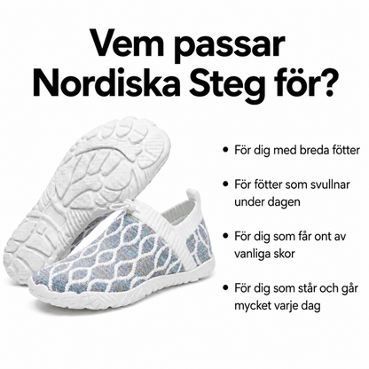 Nordiska Steg - Skor med bred tåbox för bekväma steg hela dagen
