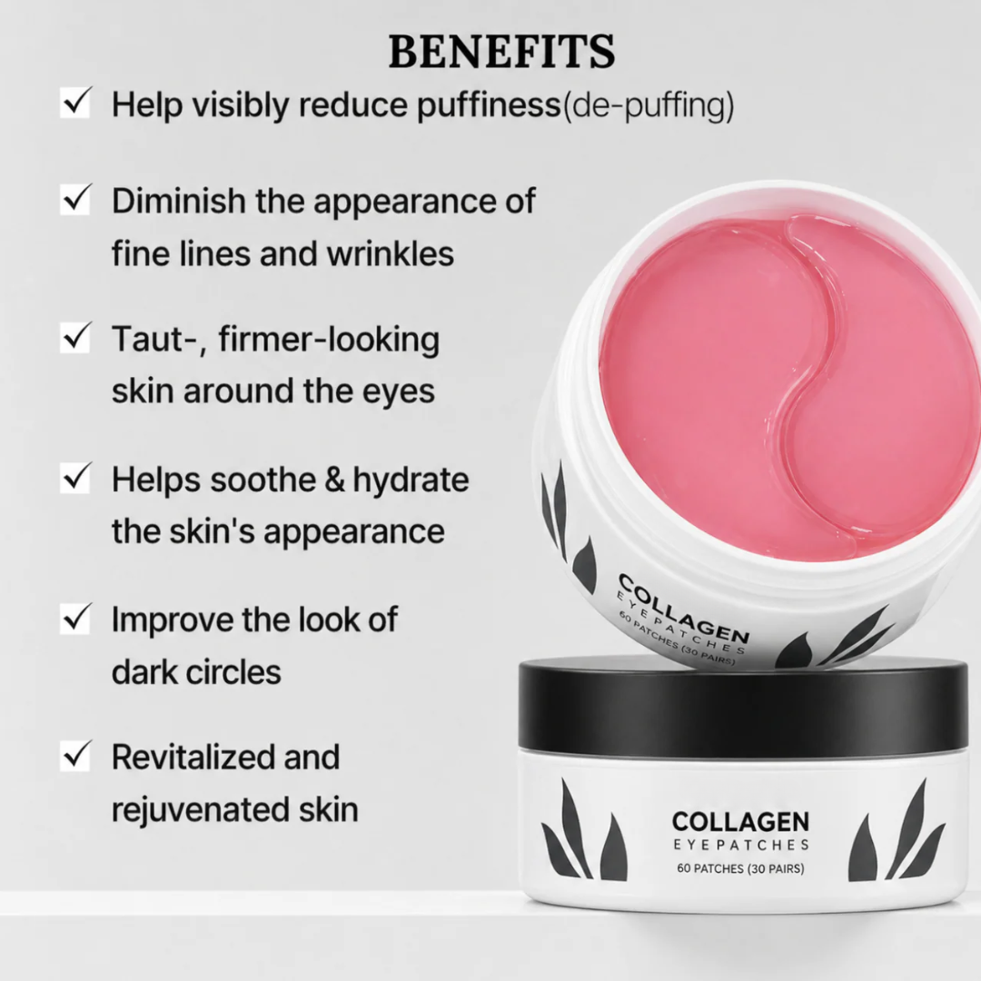 Brighter eyes in 10 minutes with cooling collagen patches