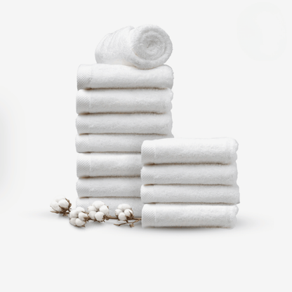 Antracit handduk i hotellkvalitet