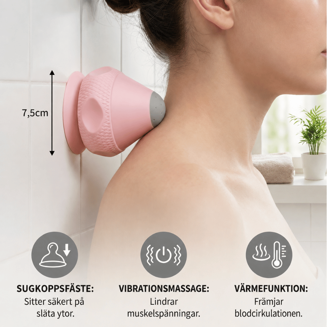 Självmassageboll med sugkopp mot triggerpunkter