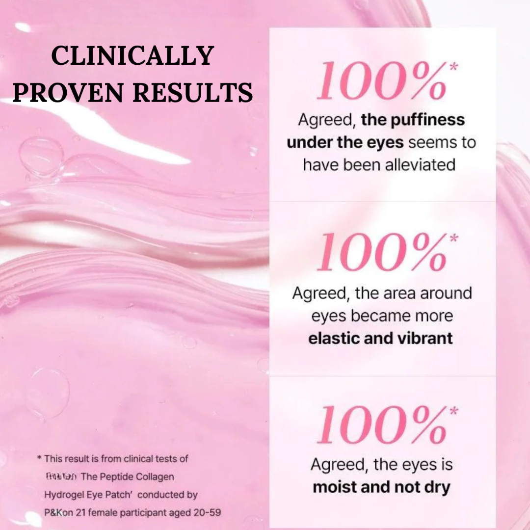 Brighter eyes in 10 minutes with cooling collagen patches