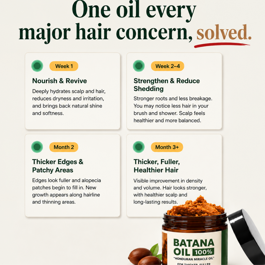 Fuller, smoother, glossier hair in one week with batana oil