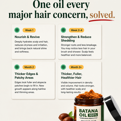 Fuller, smoother, glossier hair in one week with batana oil