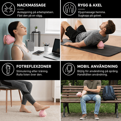 Självmassageboll med sugkopp mot triggerpunkter