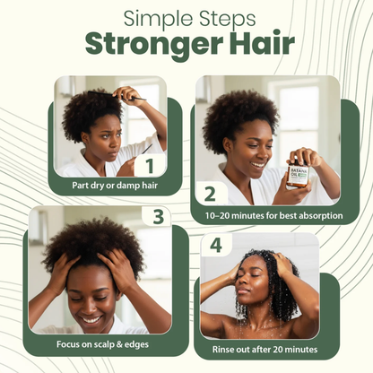 Fuller, smoother, glossier hair in one week with batana oil