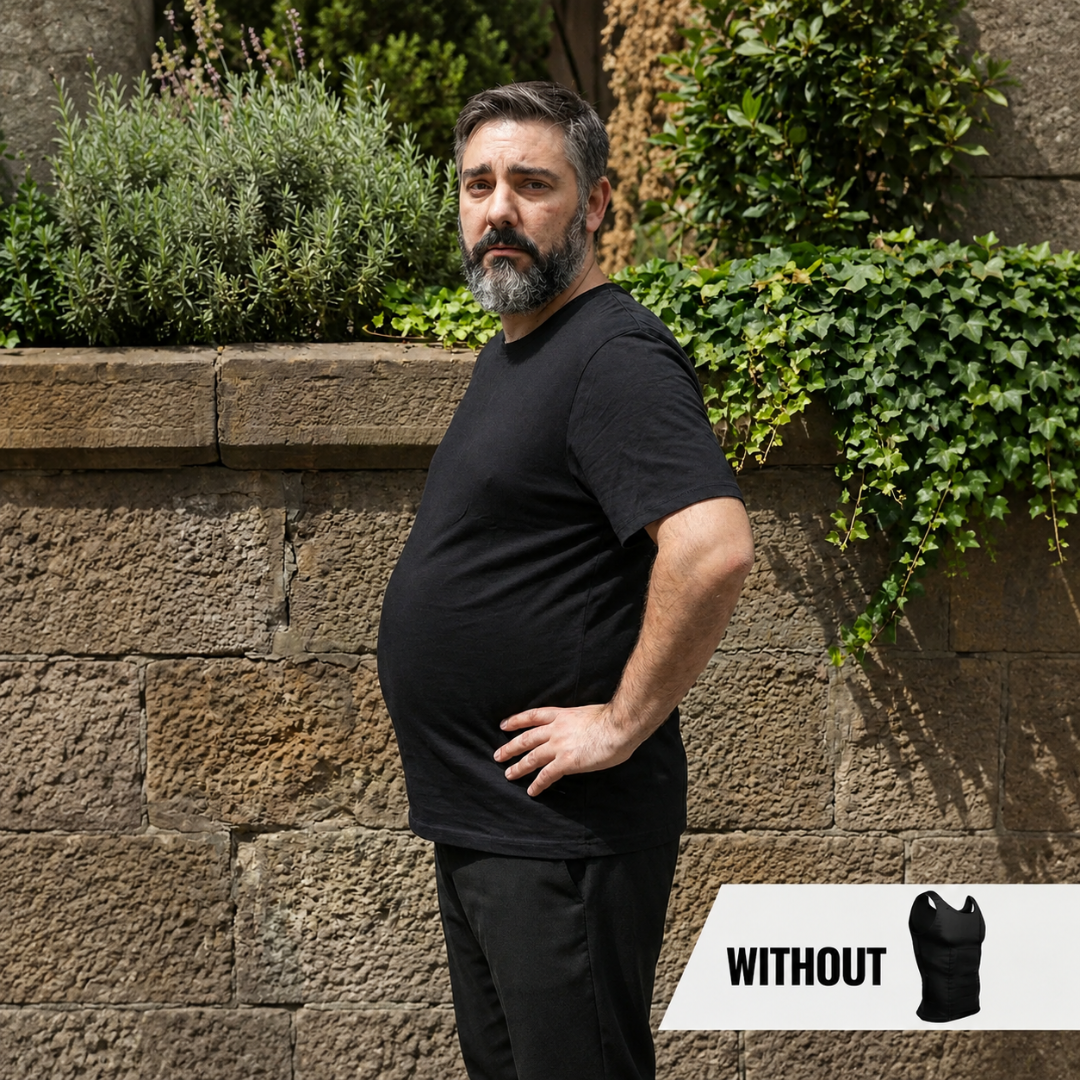 Hide The Dad Bod In Seconds with Double Compression Technology