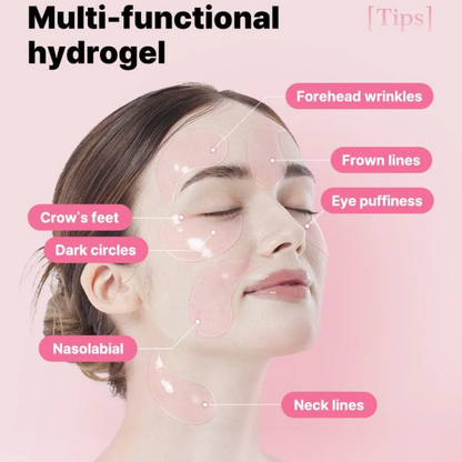 Brighter eyes in 10 minutes with cooling collagen patches
