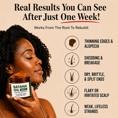 Fuller, smoother, glossier hair in one week with batana oil